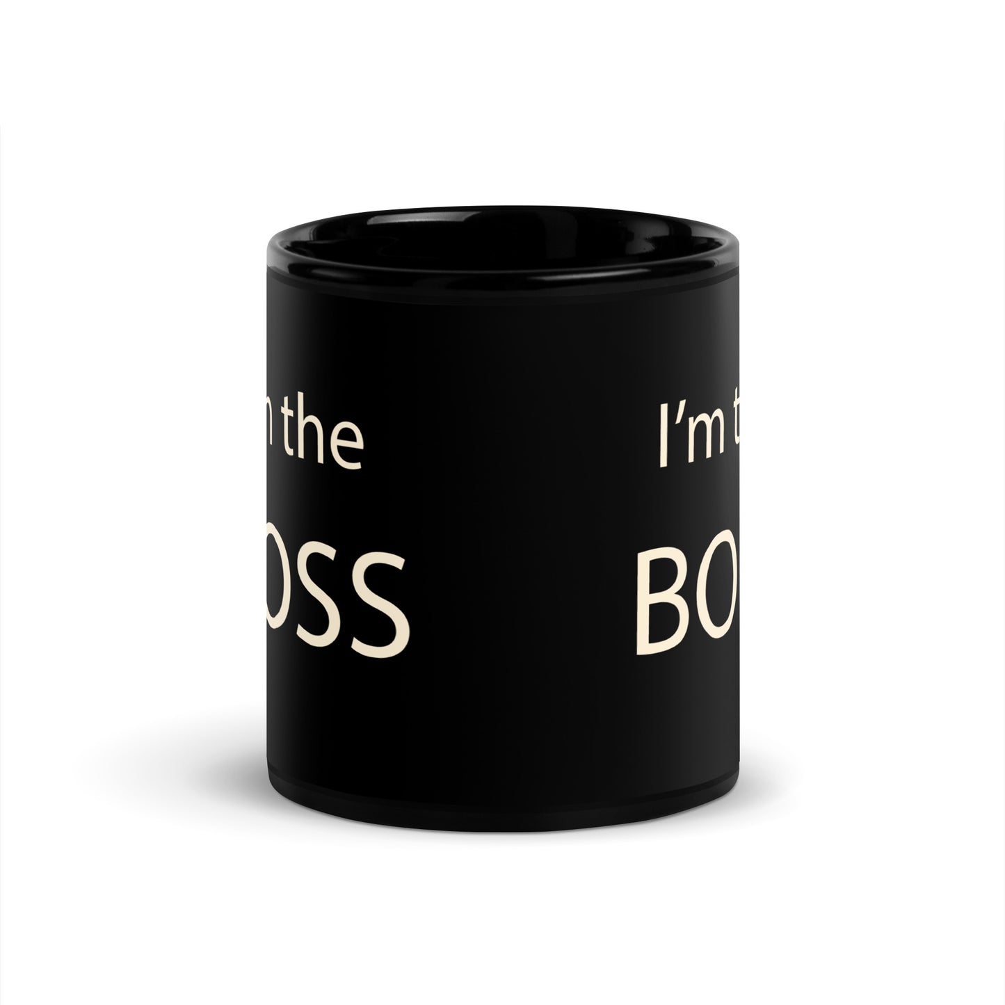I'm the BOSS - Black Glossy Mug