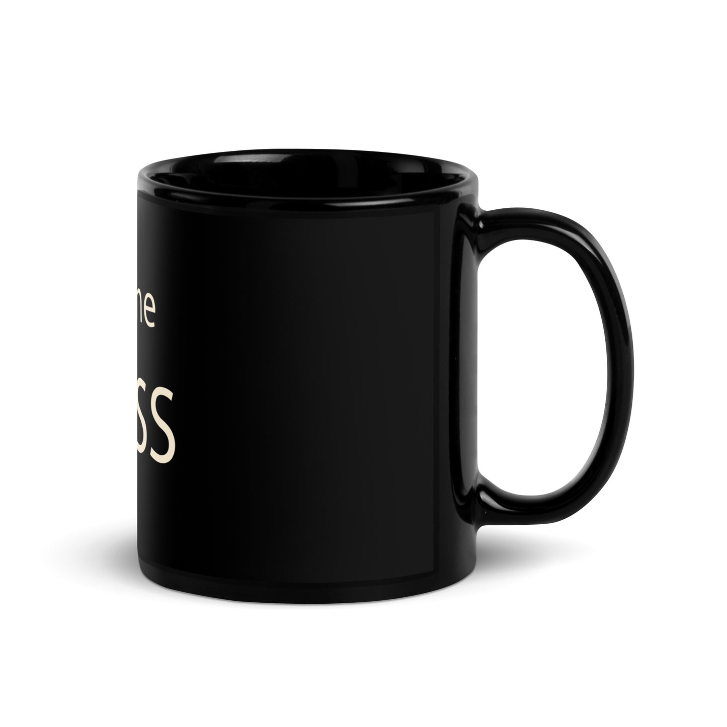 I'm the BOSS - Black Glossy Mug